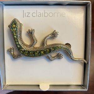 Liz Claiborne lapel pin
